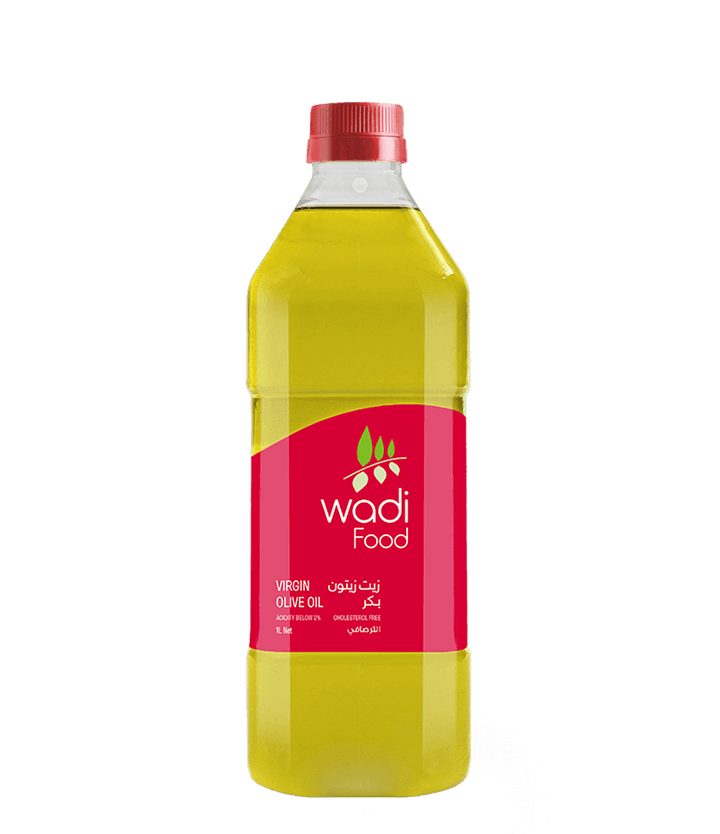 Wadi Food Virgin Olive Oil 1 Liter Plastic Bottle Wadi Food