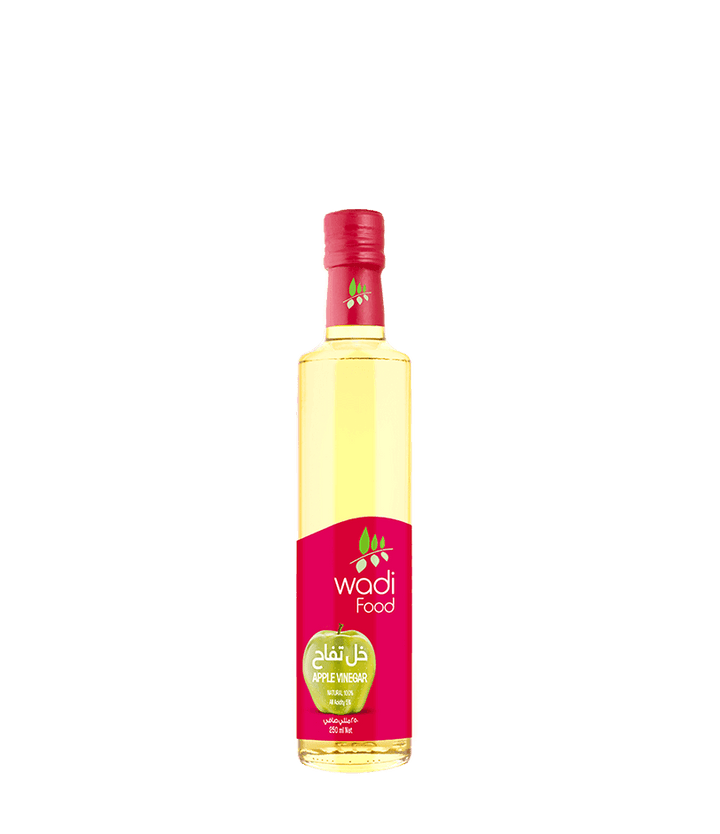 Wadi Food Apple Vinegar 250ml Glass Bottle Wadi Food