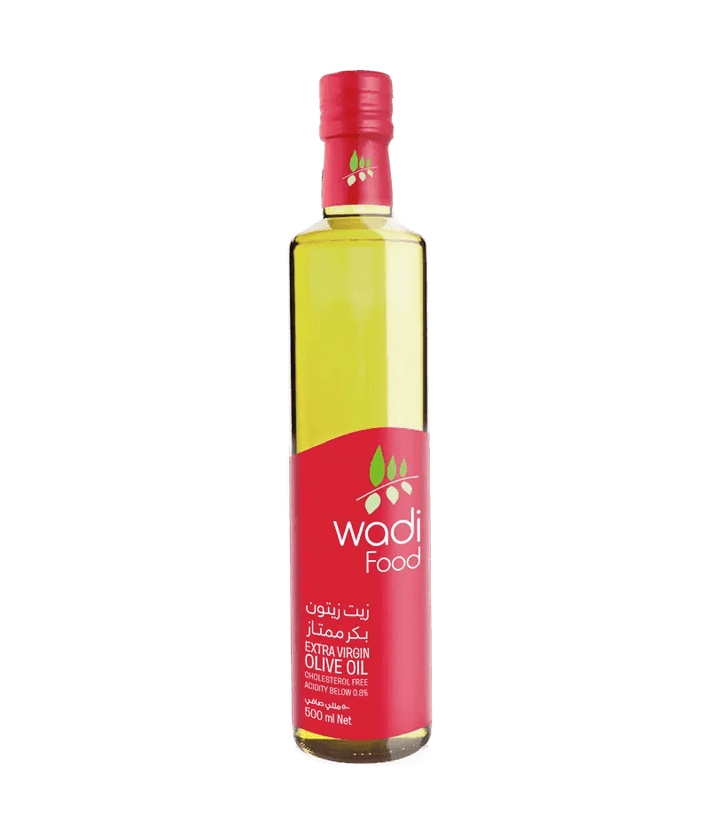 Wadi Food Extra Virgin Olive Oil 500ml Glass Bottle Wadi Food