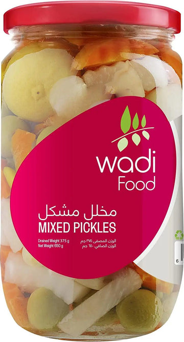 Wadi Food Mixed Pickles 650gm Jar Wadi Food